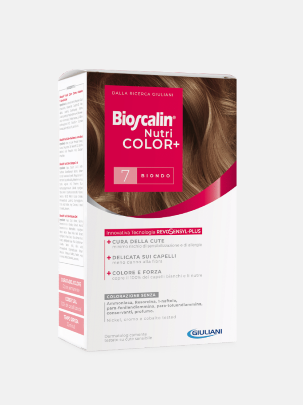 Bioscalin NutriCOLOR+ Coloração Louro 7 - 40ml