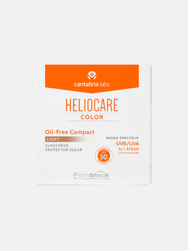 HELIOCARE 360 Compacto Oil-Free SPF 50+ Claro - 10g - Cantabria Labs