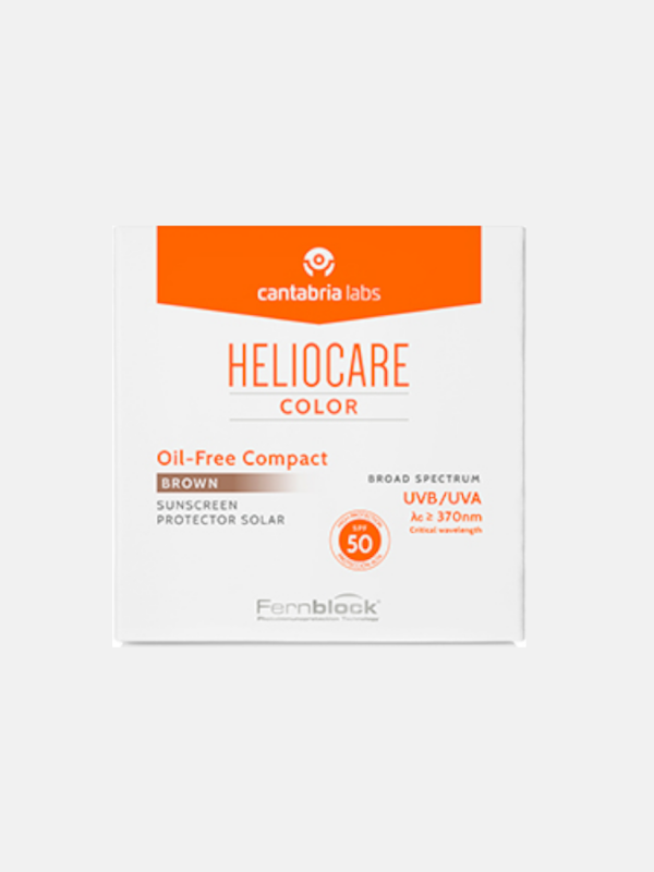 HELIOCARE 360 Compacto Oil-Free SPF 50+ Escuro - 10g - Cantabria Labs