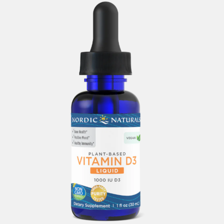Plant-Based Vitamin D3 Liquid 1000 UI – 30ml – Nordic Naturals