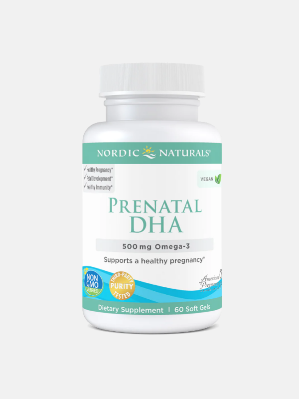 Vegan Prenatal DHA - 60 cápsulas - Nordic Naturals