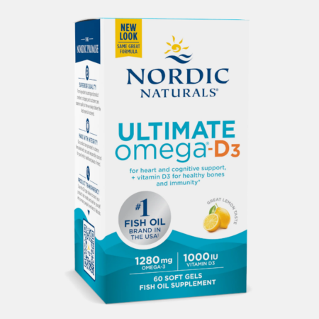 Ultimate Omega-D3 Lemon – 60 softgels – Nordic Naturals