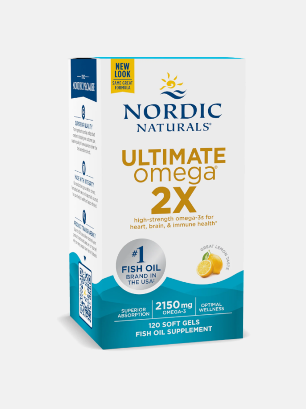 Ultimate Omega 2X 2150mg Lemon - 120 softgels - Nordic Naturals