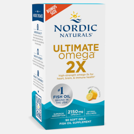 Ultimate Omega 2X 2150mg Lemon – 90 softgels – Nordic Naturals