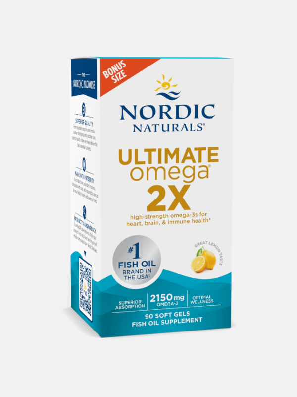 Ultimate Omega 2X 2150mg Lemon - 90 softgels - Nordic Naturals