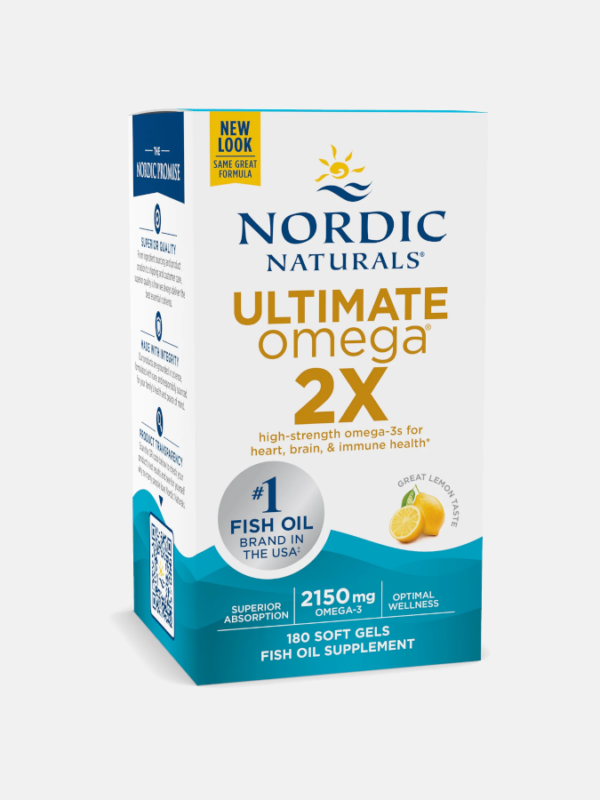 Ultimate Omega 2X 2150mg Lemon - 180 softgels - Nordic Naturals