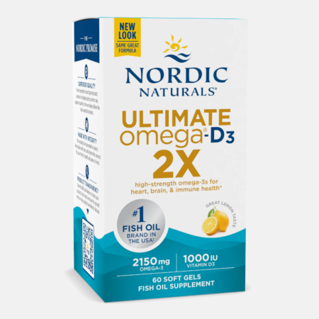 Ultimate Omega-D3 2X – 60 softgels – Nordic Naturals