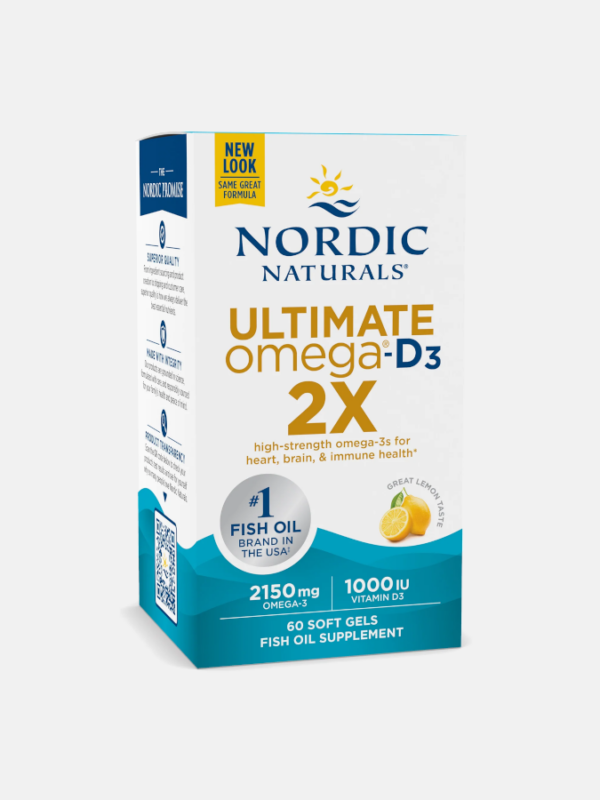 Ultimate Omega-D3 2X - 60 softgels - Nordic Naturals
