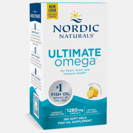 Ultimate Omega 1280mg Lemon – 180 softgels – Nordic Naturals