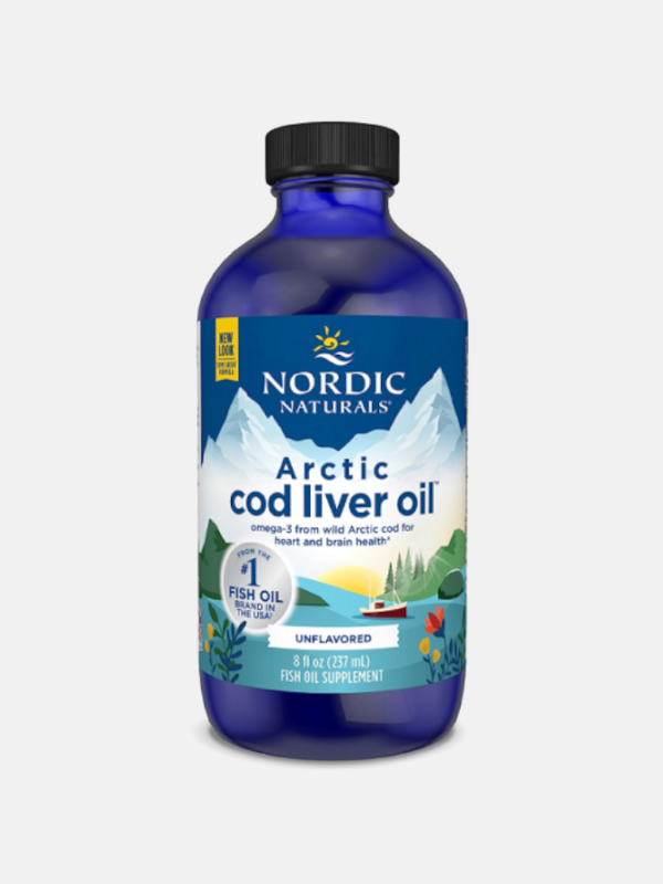 Arctic Cod Liver Oil Unflavored - 237ml - Nordic Naturals