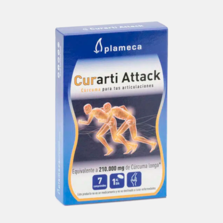 Curarti Attack – 7 comprimidos – Plameca