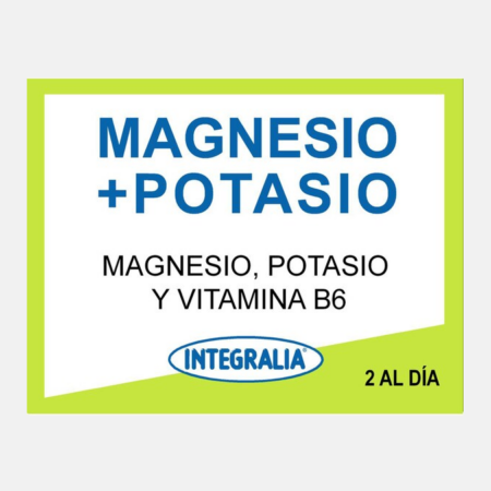 Magnésio + Potássio – 60 cápsulas – Integralia