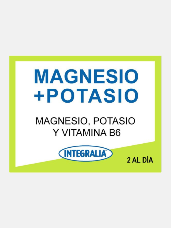 Magnésio + Potássio - 60 cápsulas - Integralia