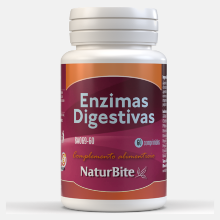 Enzimas Digestivas – 60 comprimidos – NaturBite