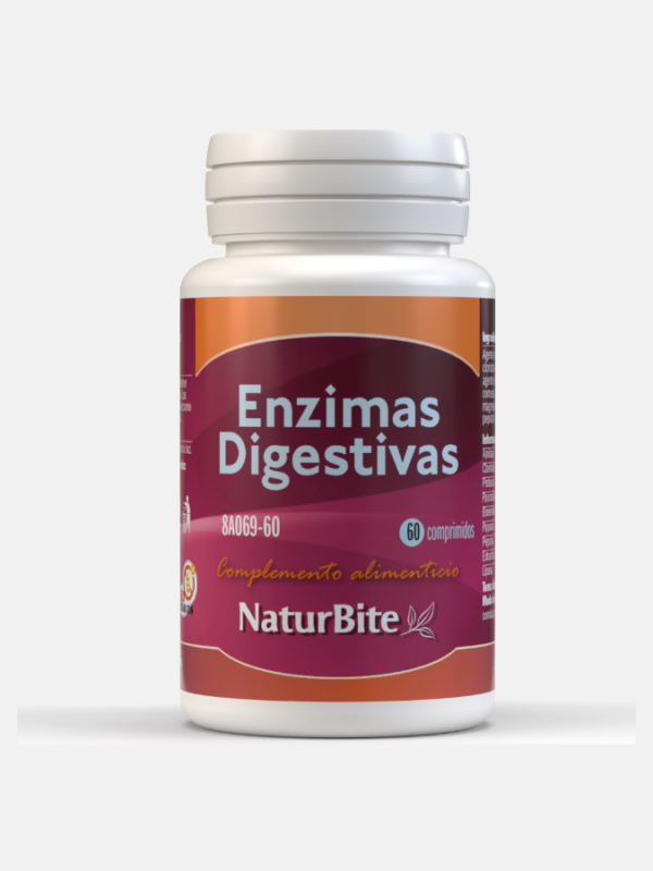 Enzimas Digestivas - 60 comprimidos - NaturBite