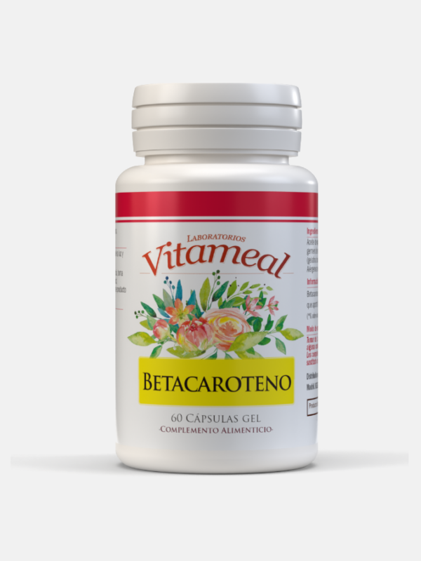 Betacaroteno 10000UI - 60 cápsulas - Vitameal