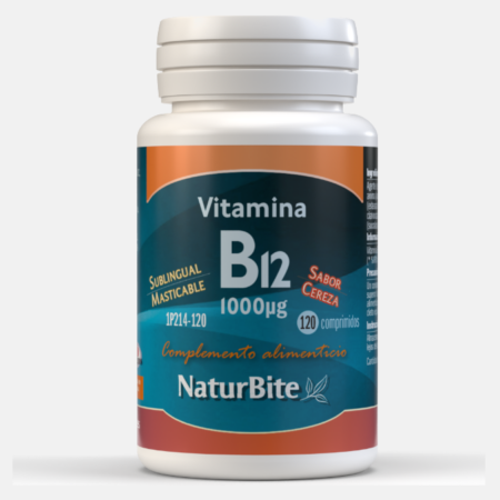 Vitamina B12 Cianocobalamina 1000mcg – 120 comprimidos – NaturBite