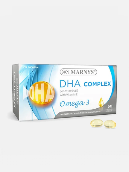 DHA Complex - 60 Cápsulas - Marnys