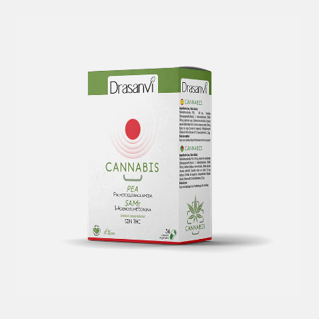 Cannabis PEA D Rojo – 36 capsulas – Drasanvi