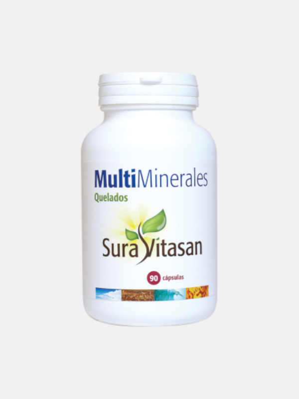 Multi Minerais Quelados - 90 cápsulas - Sura Vitasan