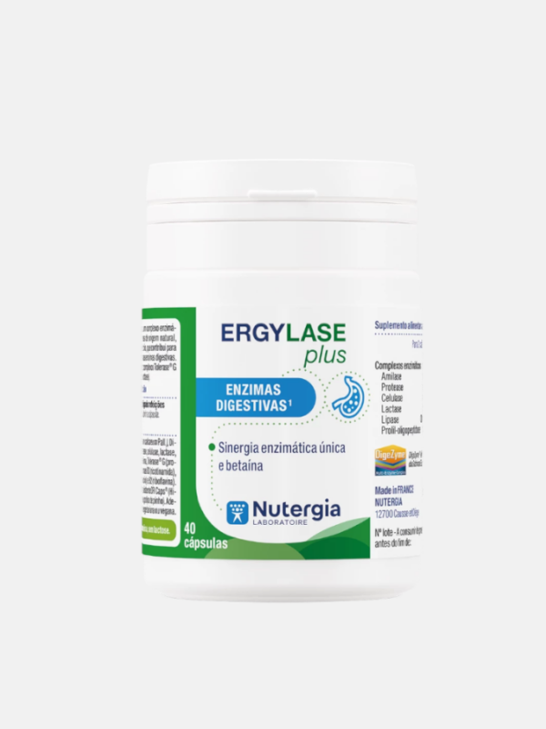 ERGYLASE Plus - 40 cápsulas - Nutergia