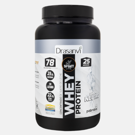 Whey Protein Concentrada Neutro – 750g – Drasanvi