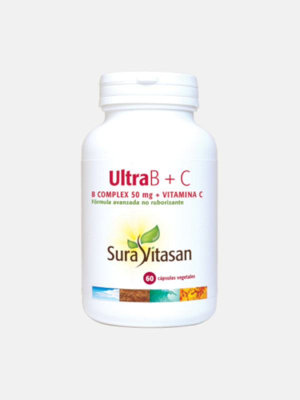 Ultra B Complex + C Coenzimada - 60 cápsulas - Sura Vitasan