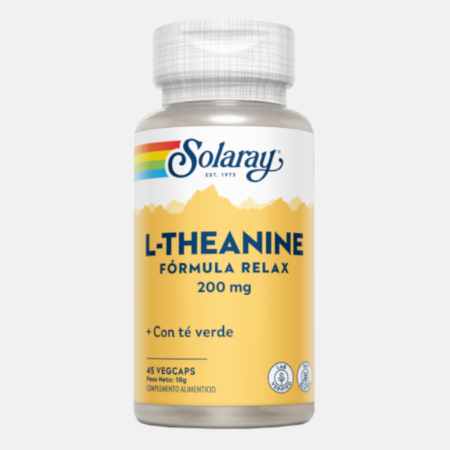 L-Teanina 200 mg – 45 cápsulas – Solaray