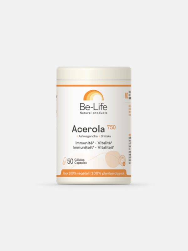 Acerola 750 - 50 cápsulas - Be Life