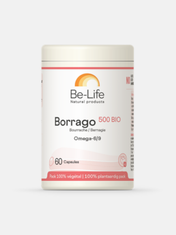 Borrago 500 BIO - 60 cápsulas - Be-Life