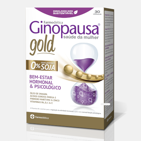 Ginopausa Gold – 30 cápsulas – Farmodietica