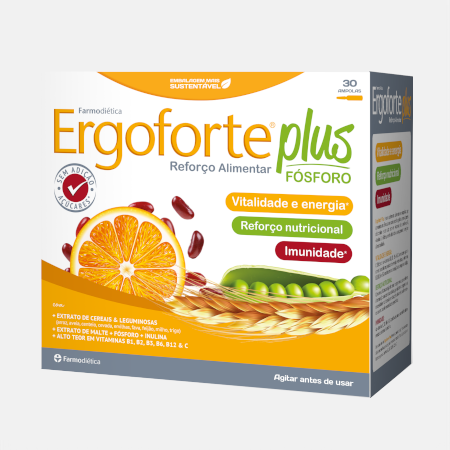Ergoforte Plus – 30 ampolas – Farmodiética