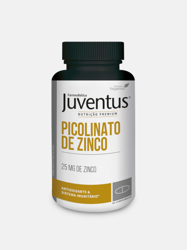 Juventus Premium Picolinato de Zinco - 60 comprimidos - Farmodiética