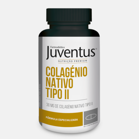 Juventus Premium Colagénio Nativo Tipo II – 90 comprimidos – Farmodiética
