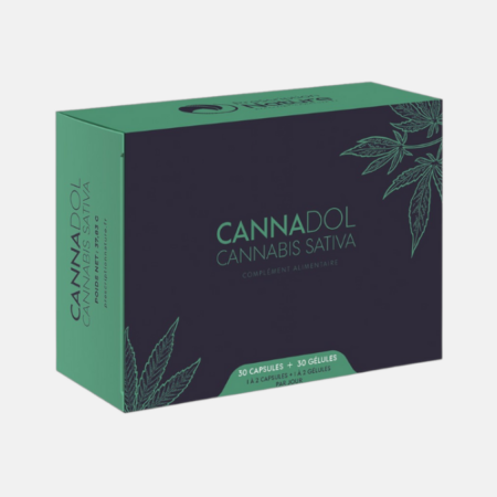 Cannadol Cannabis sativa – 30 cápsulas HPMC + 30 cápsulas moles