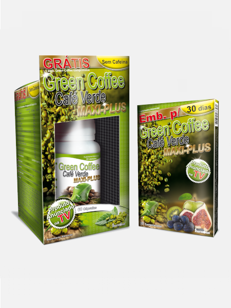 Green Coffee MaxiPlus Kit - 60 cápsulas + 30 comprimidos - Fharmonat