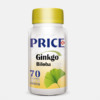 Price Ginkgo Biloba 500mg - 60+10 cápsulas -  Fharmonat