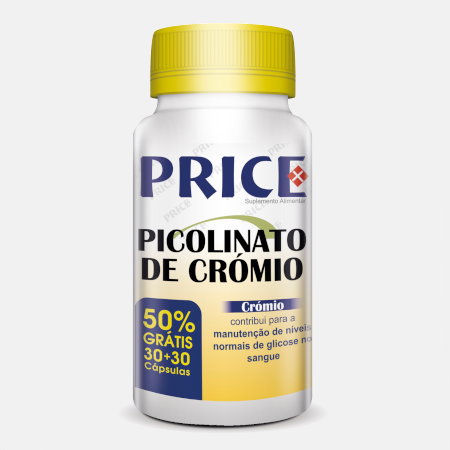 Price Picolinato de Crómio – 30+30 cápsulas – Fharmonat