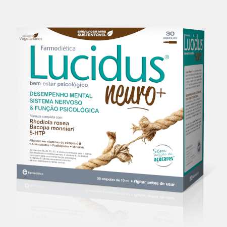 Lucidus Neuro+ – 30 ampolas – Farmodiética