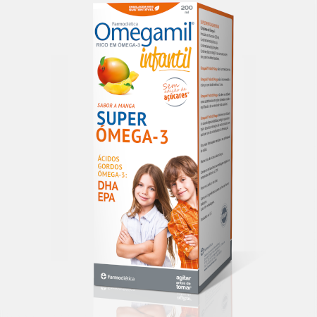 Omegamil Infantil Super Ómega 3 Manga – 200 mL – Farmodiética