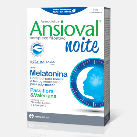 Ansioval Noite – 60 comprimidos – Farmodiética