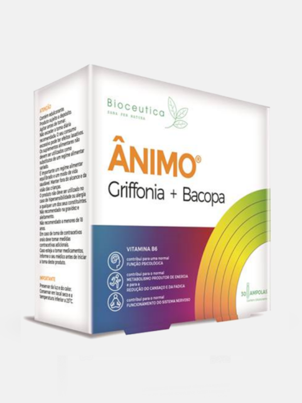 Ânimo Griffonia + Bacopa - 30 ampolas - Bioceutica