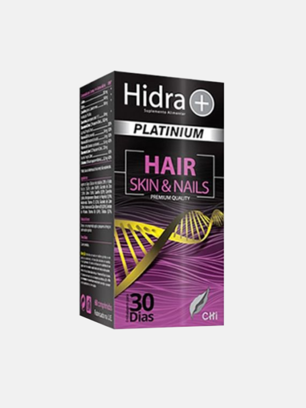 Hidra+ Platinium Hair Skin & Nails - 60 comprimidos - CHI