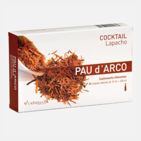 Cocktail Lapacho Pau D arco – 20 ampolas – Calêndula