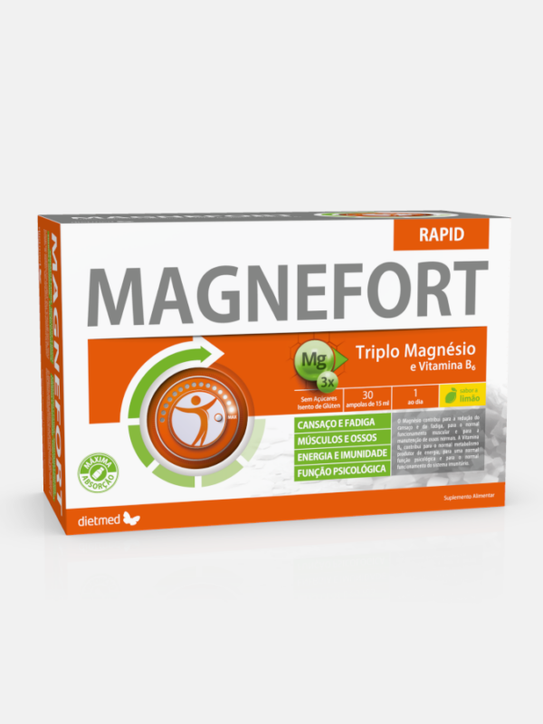 Magnefort Rapid - 30 ampolas - DietMed