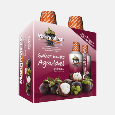 Mangosteen + Selénio + Vitamina A Pack – 2x 1000 mL – Fharmonat