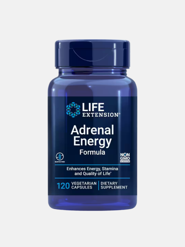 Adrenal Energy Formula - 120 cápsulas - Life Extension
