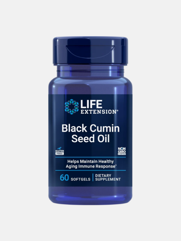 Black Cumin Seed Oil - 60 cápsulas - Life Extension