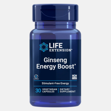 Ginseng Energy Boost – 30 cápsulas – Life Extension
