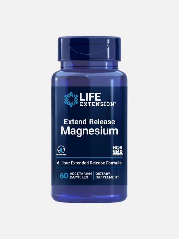 Extend-Release Magnesium - 60 cápsulas - Life Extension